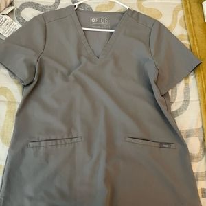 Figs Scrub Set Medium Cement Gray